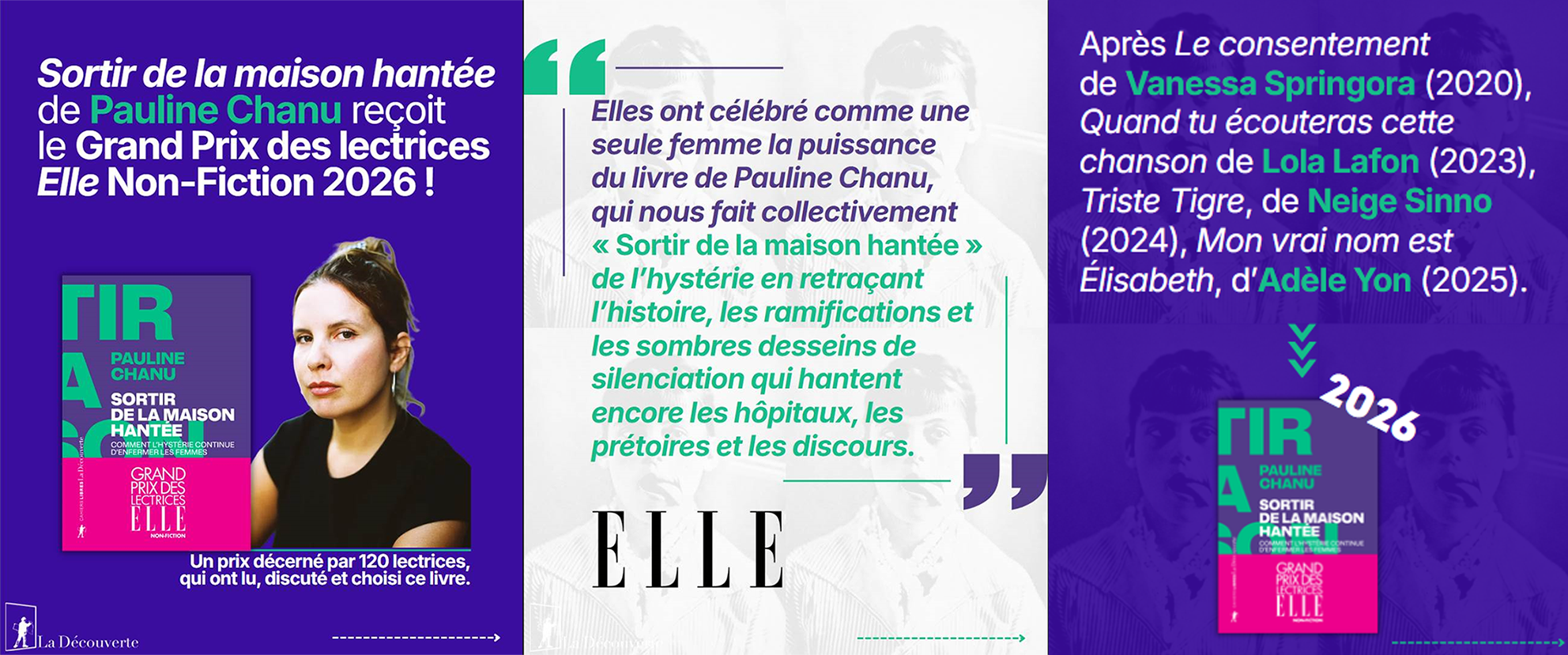 ANNONCE : Grand Prix des Lectrices ELLE 2026 - catégorie non fiction