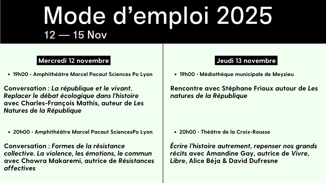 Festival Mode d’emploi 2025