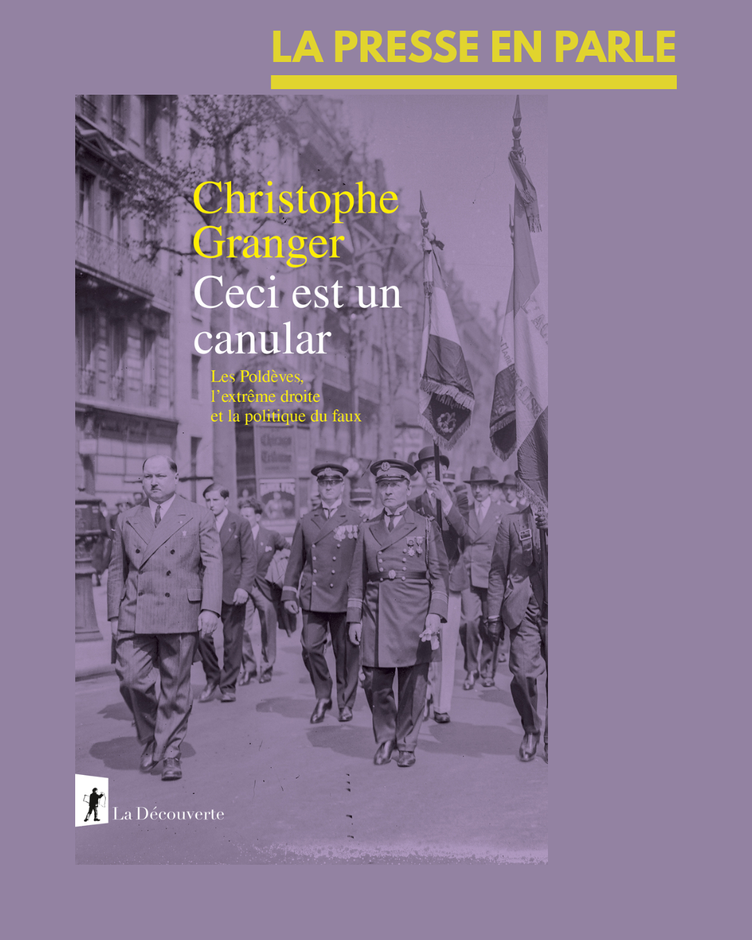La presse en parle - Ceci est un canular - Christophe Granger