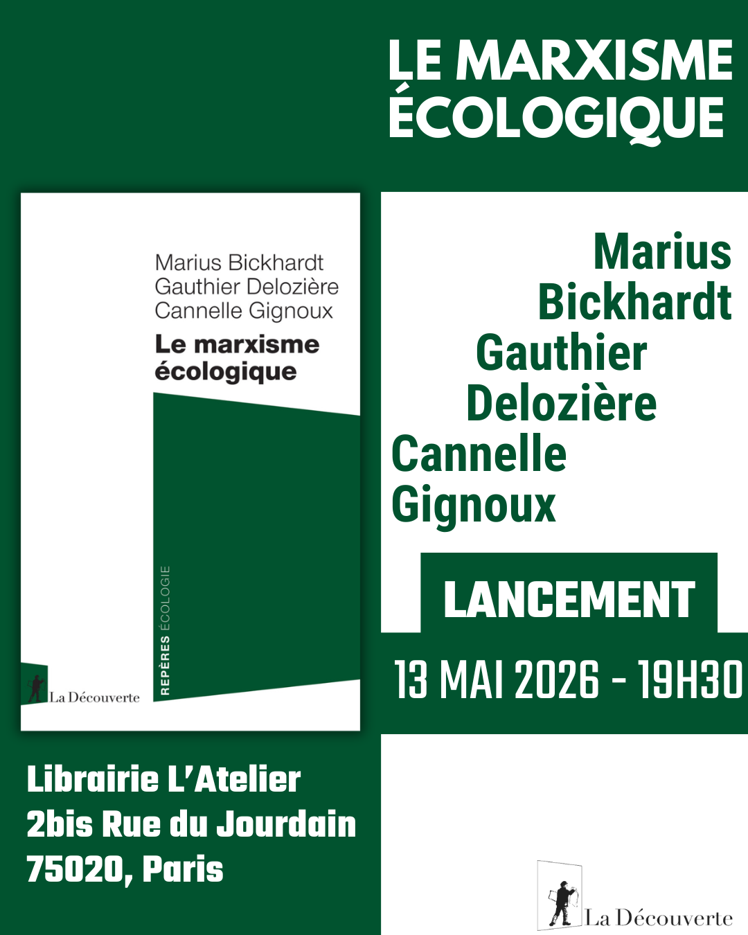 LIBRAIRIE L' ATELIER [Paris]