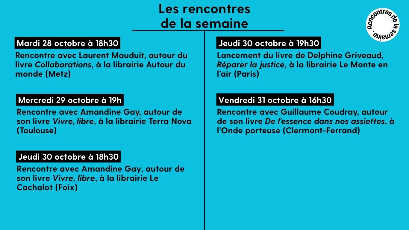 LES RENCONTRES DE LA SEMAINE