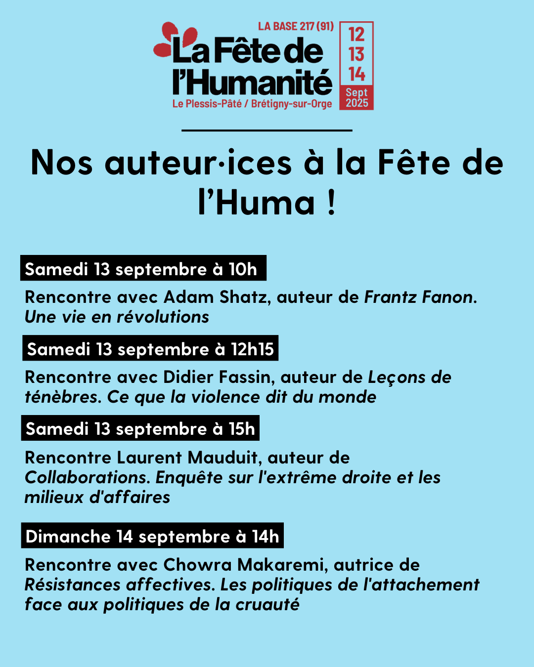 FETE DE L'HUMANITE [Base 217. Le Plessis-Pâté]