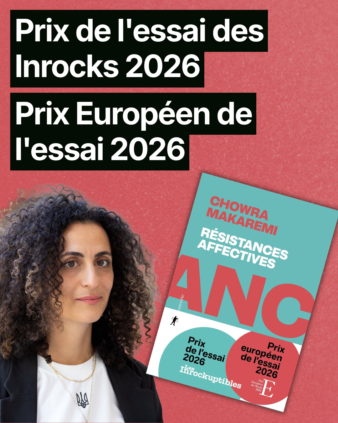 Prix de l'essai 2026 Les Inrockuptibles