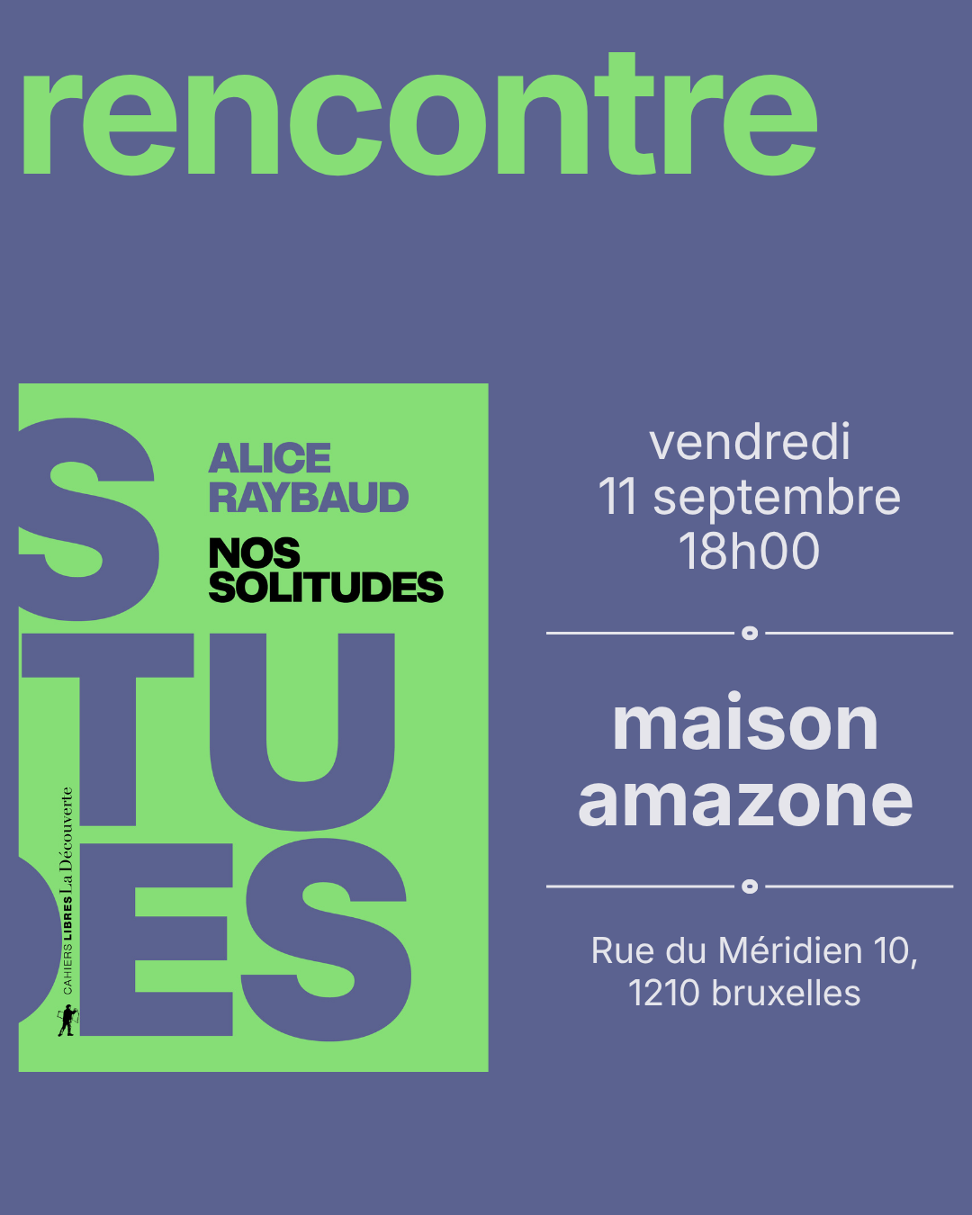 MAISON AMAZONE [Bruxelles]