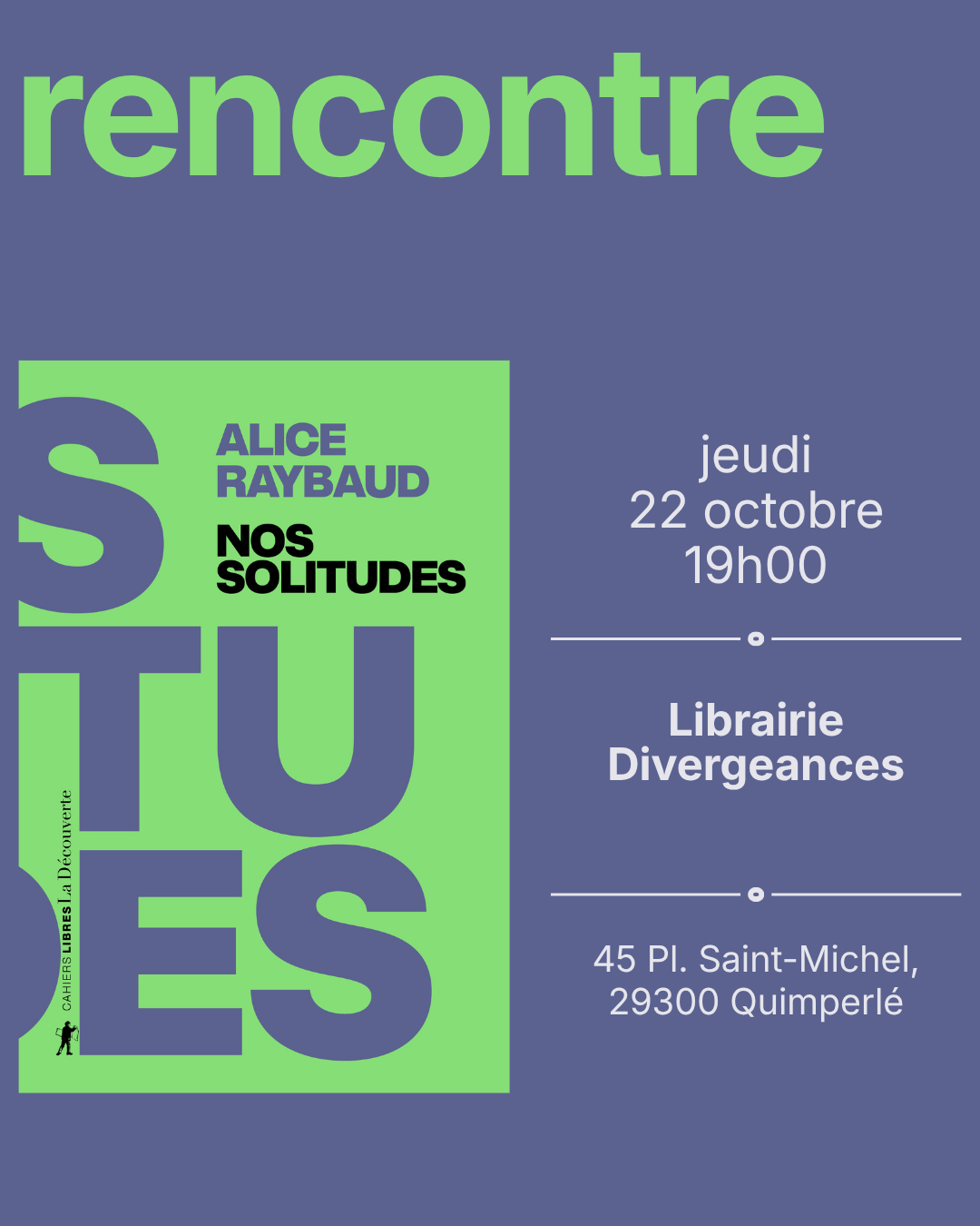 LIBRAIRIE DIVERGENCES [Quimperlé]