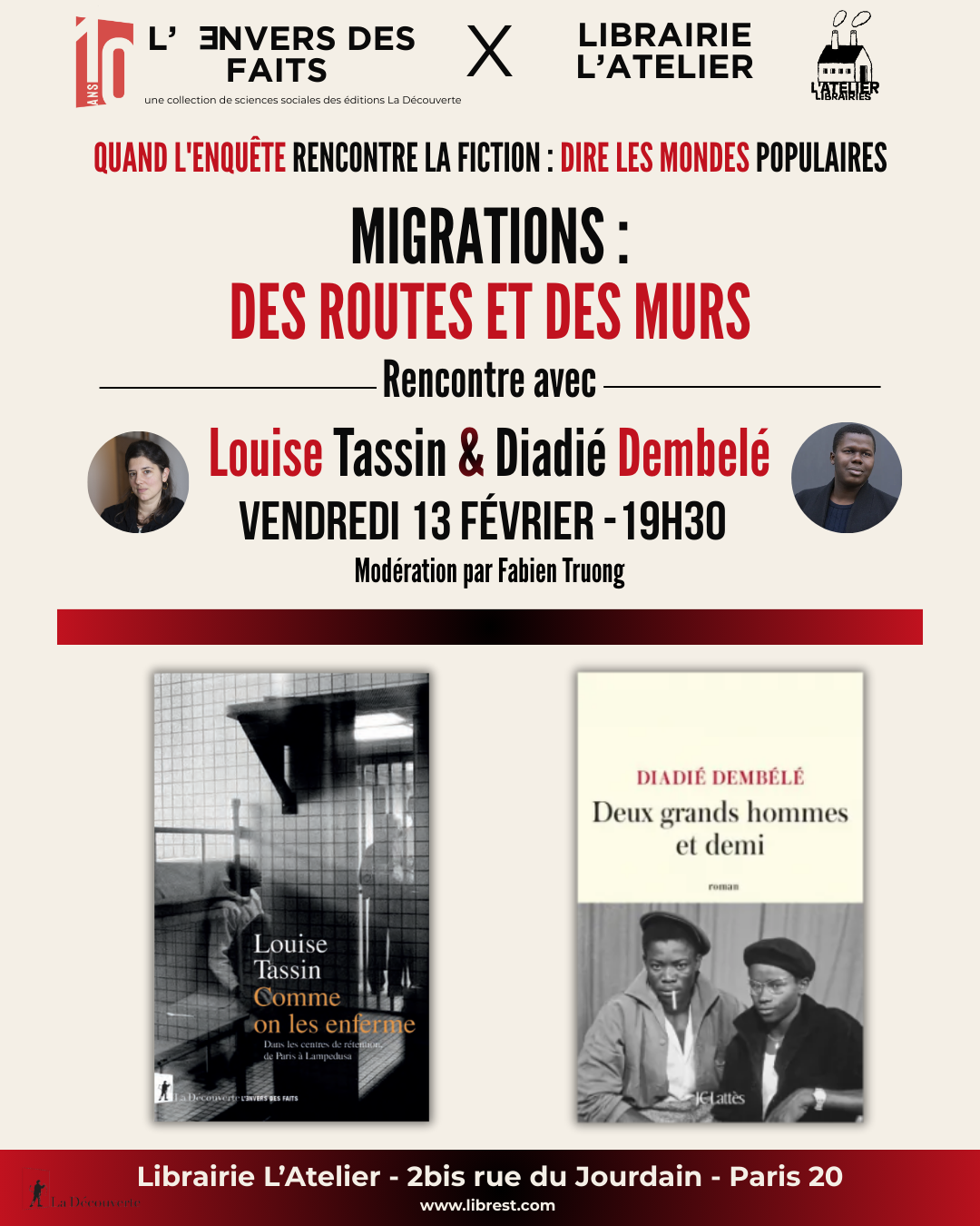 LIBRAIRIE L' ATELIER [Paris]