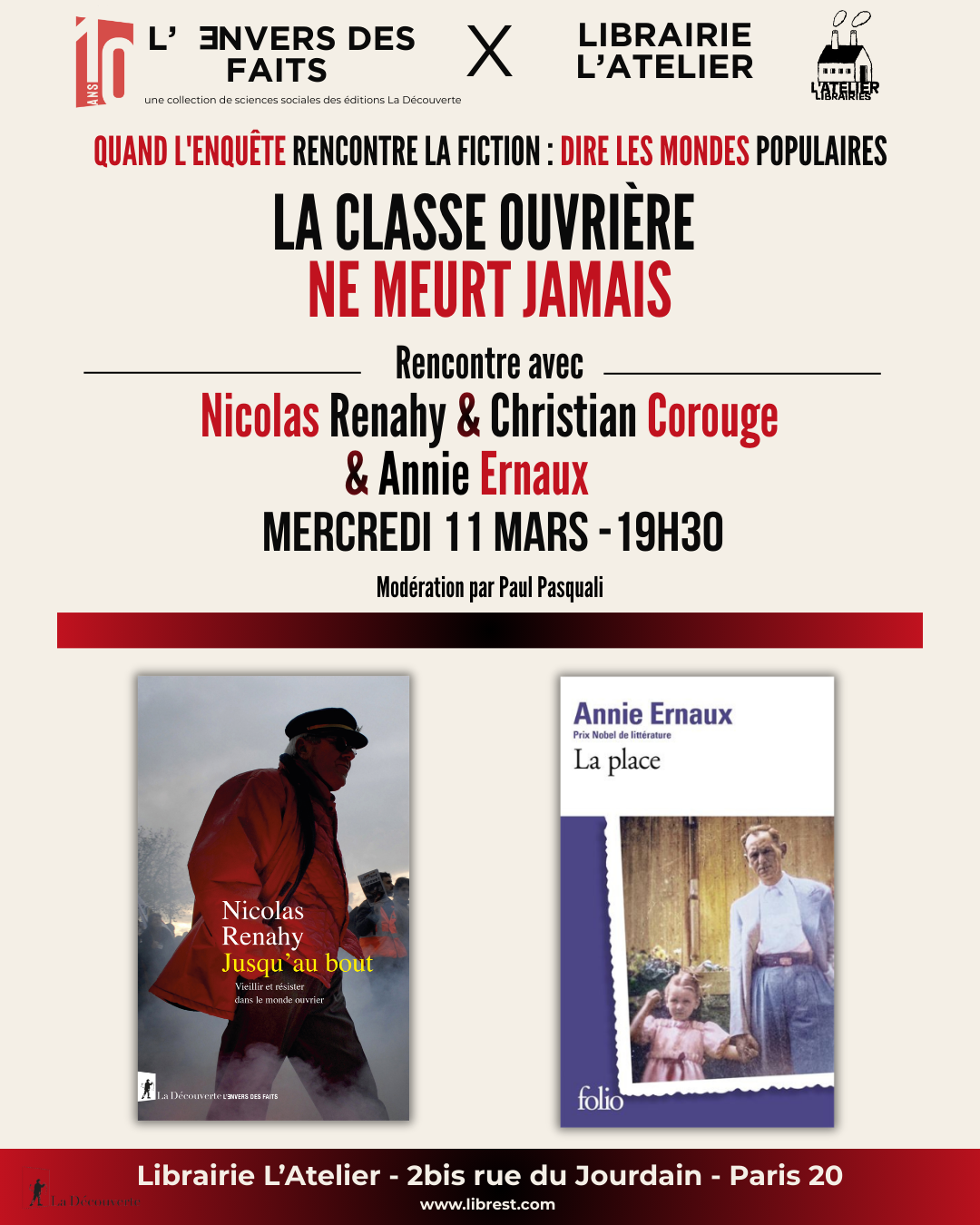 LIBRAIRIE L' ATELIER [Paris]