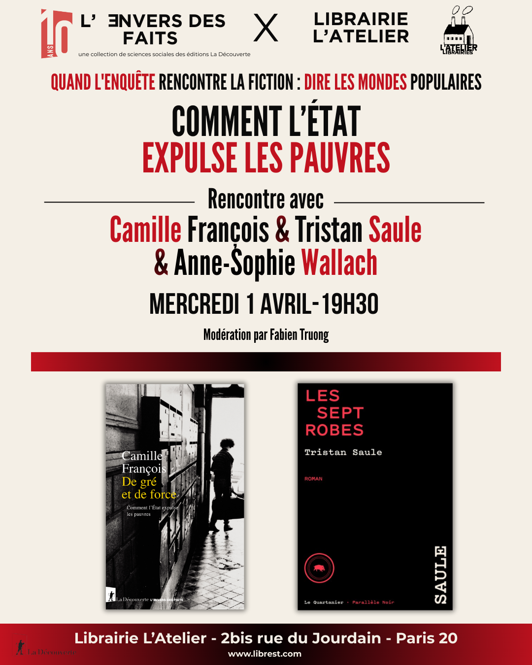 LIBRAIRIE L' ATELIER [Paris]